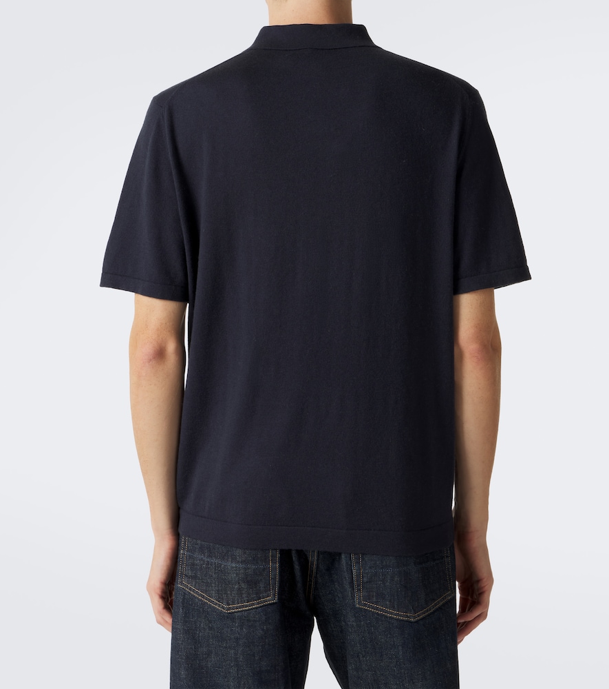 Keir Cotton And Cashmere Polo Shirt