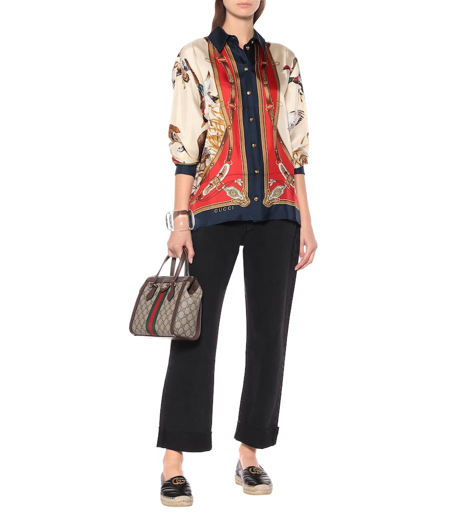 GUCCI Marmont quilted leather espadrilles,P00433793