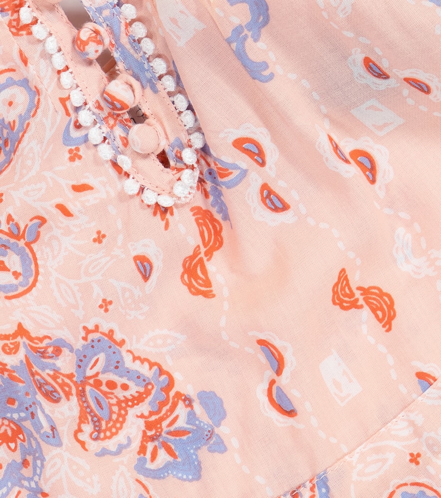 Poupette St Barth Mara Printed Tank Top In Pink