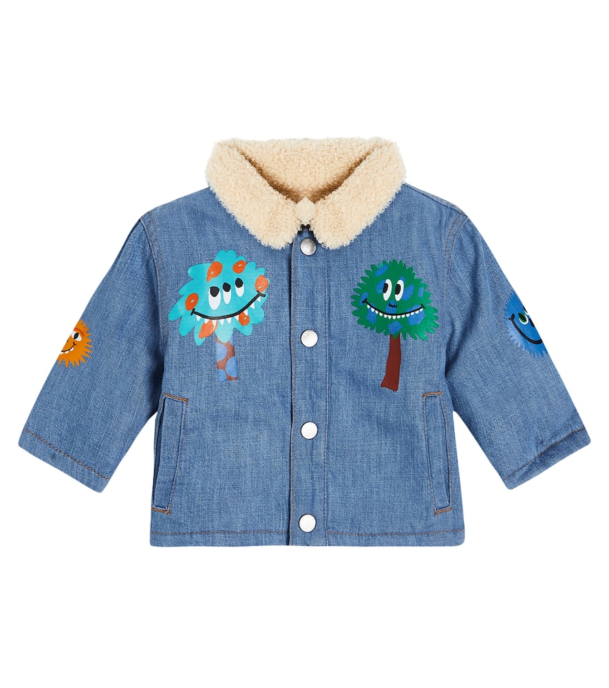 Stella McCartney Kids Baby printed denim jacket
