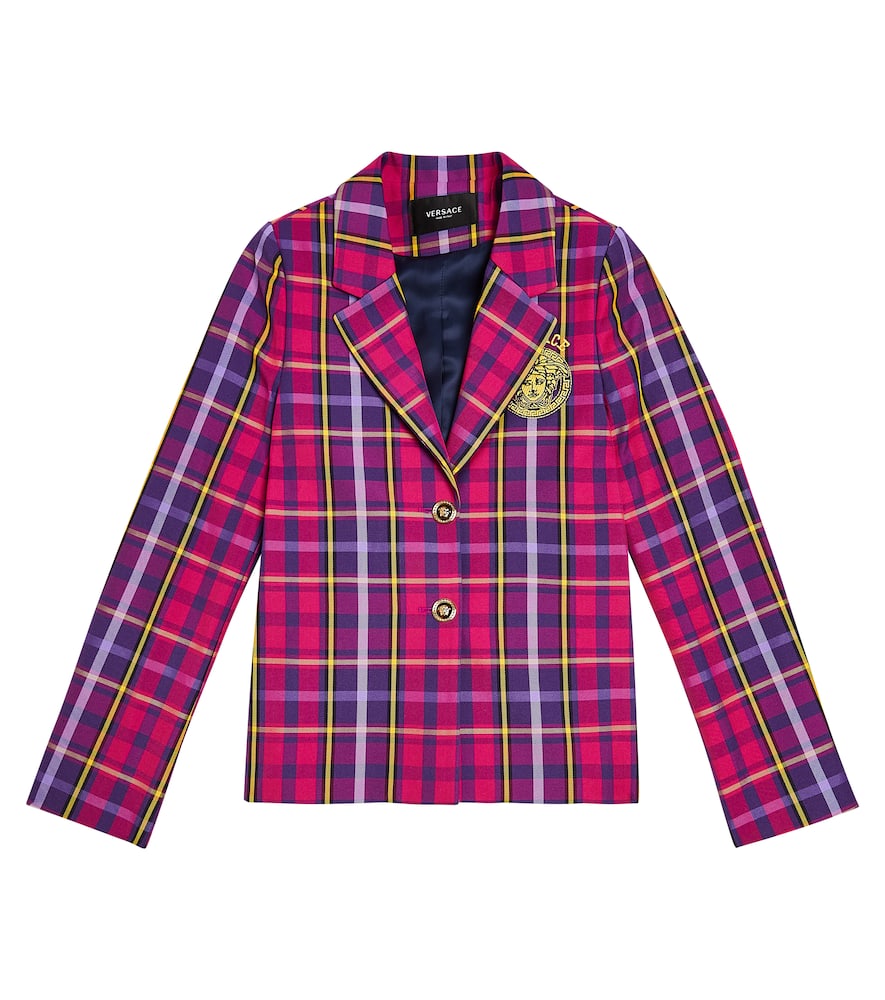 Versace Kids Checked blazer