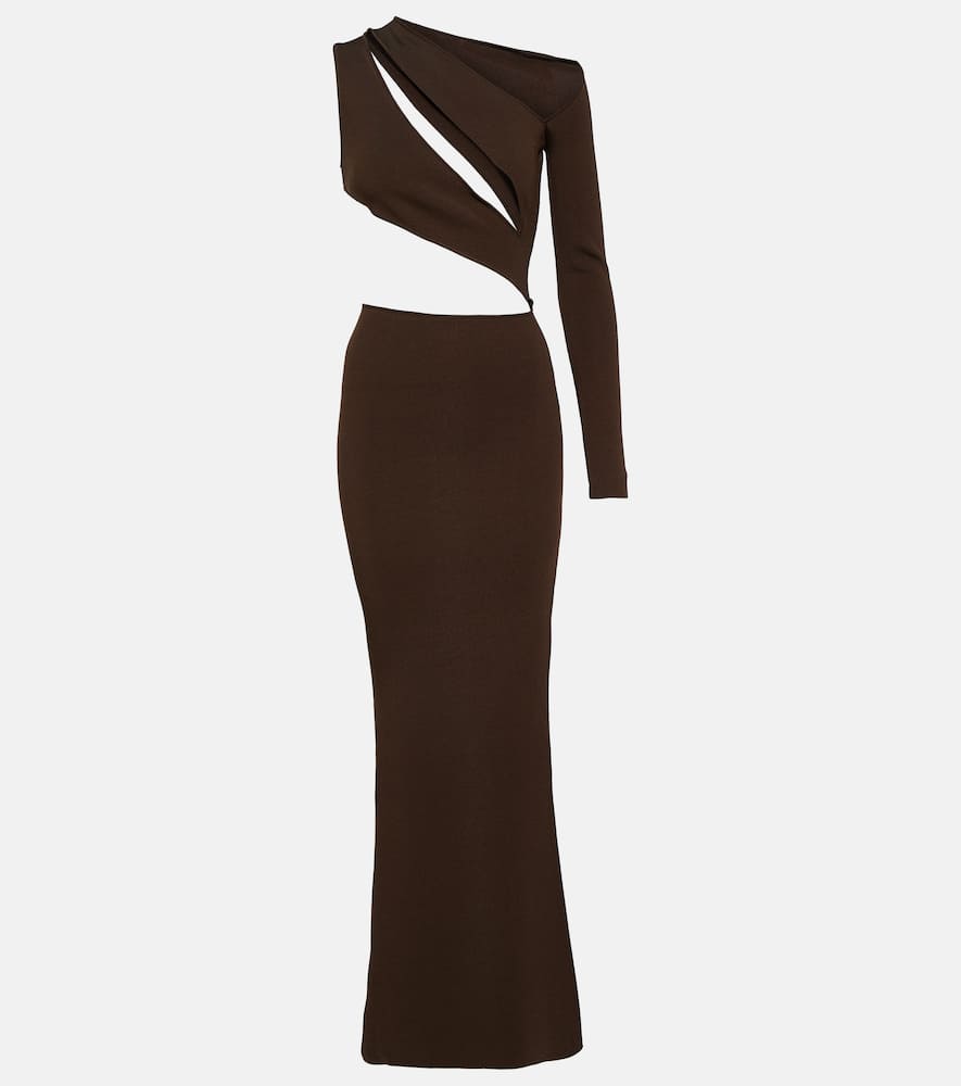 Aya Muse Actin one-shoulder cutout maxi dress