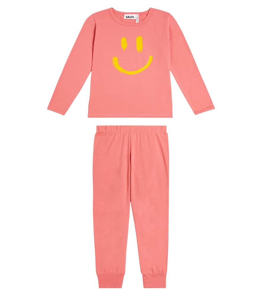Molo Luve Cotton-blend Pyjamas In Pink