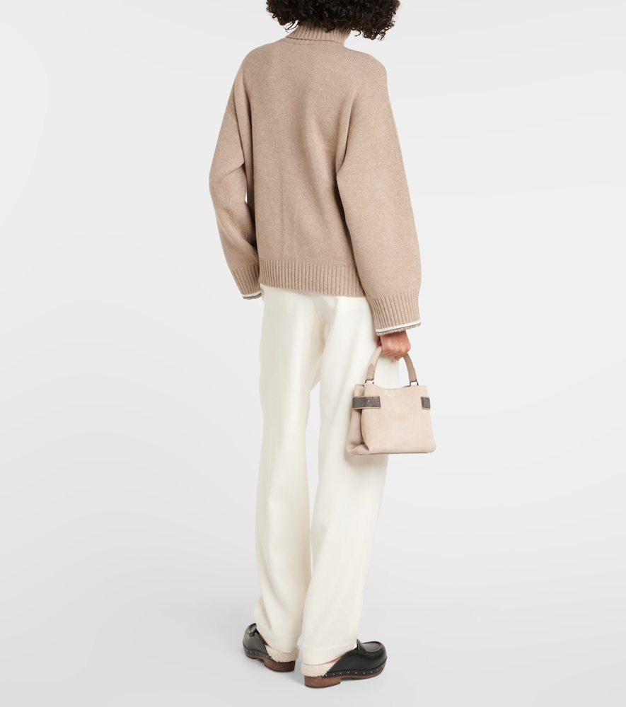  Brunello Cucinelli Brunello Cucinelli Pullover Aus Wolle, Kaschmir Und Seide 