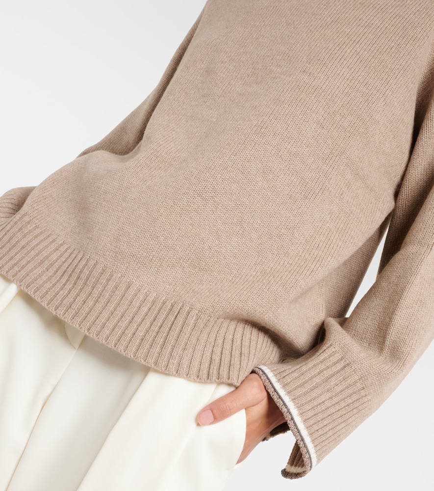  Brunello Cucinelli Brunello Cucinelli Pullover Aus Wolle, Kaschmir Und Seide 