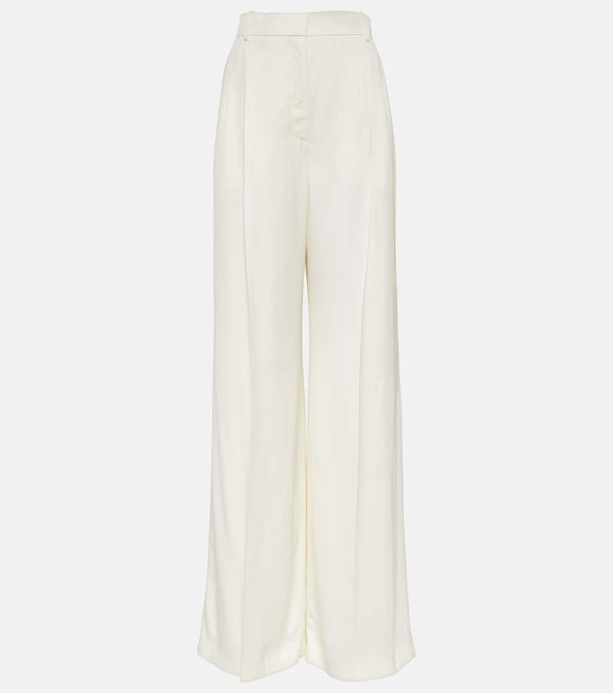 Alexander McQueen High-rise wide-leg suit pants