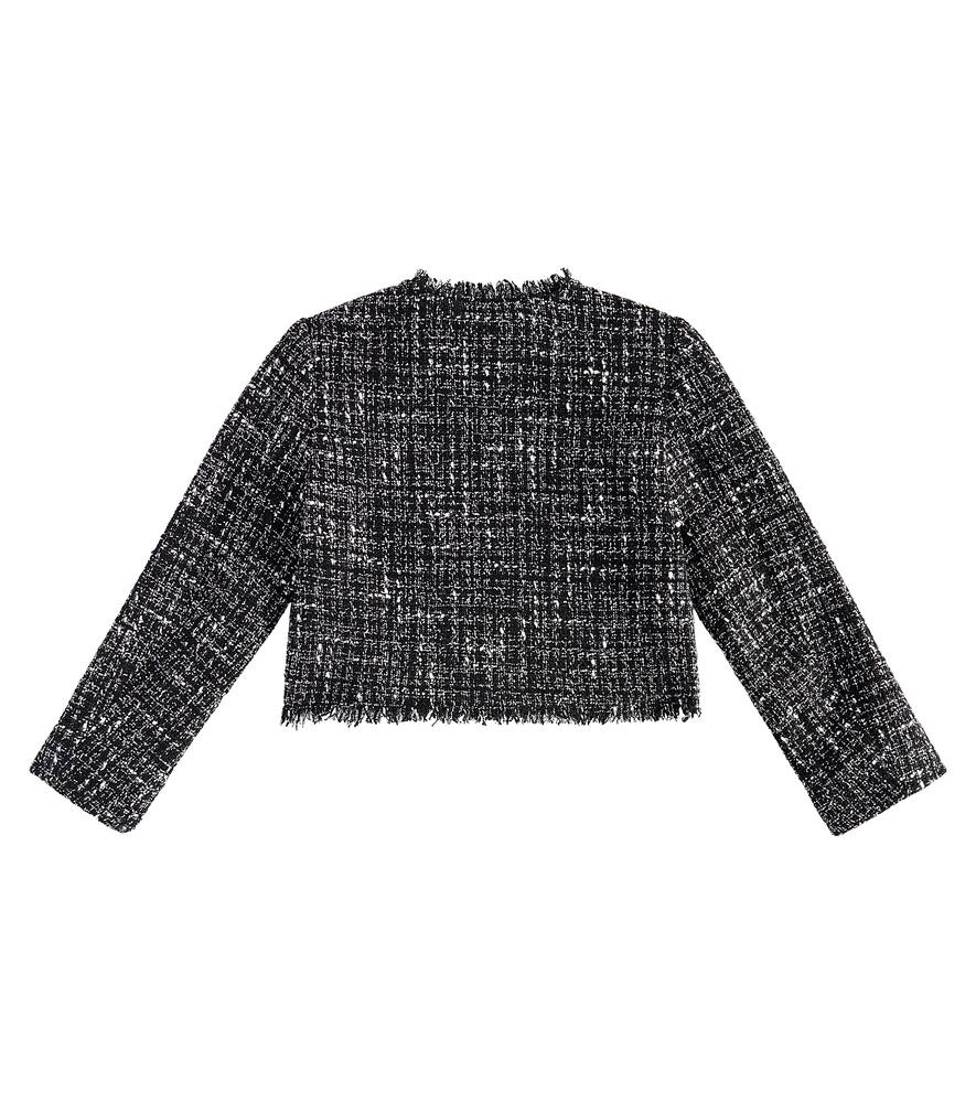 Monnalisa Bouclé Jacket In Multicoloured