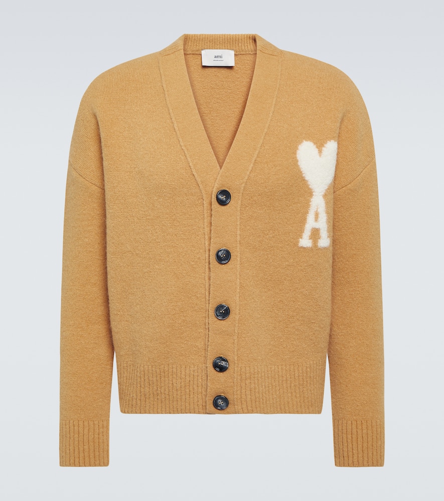 Ami Paris Ami De Caur alpaca-blend cardigan