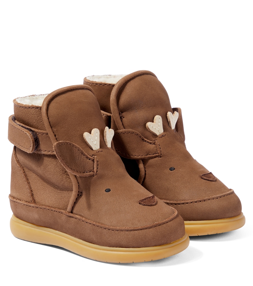 Donsje Baby Dubu leather booties