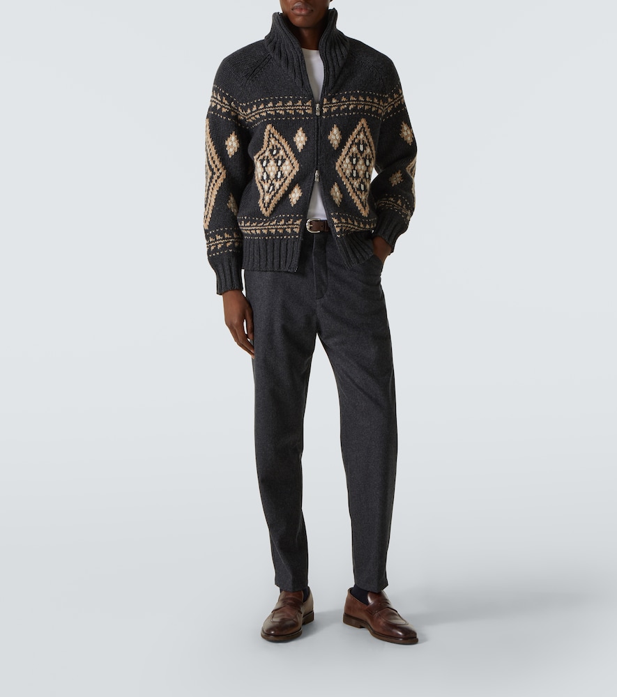  Brunello Cucinelli Brunello Cucinelli Gerade Hose Aus Schurwolle 
