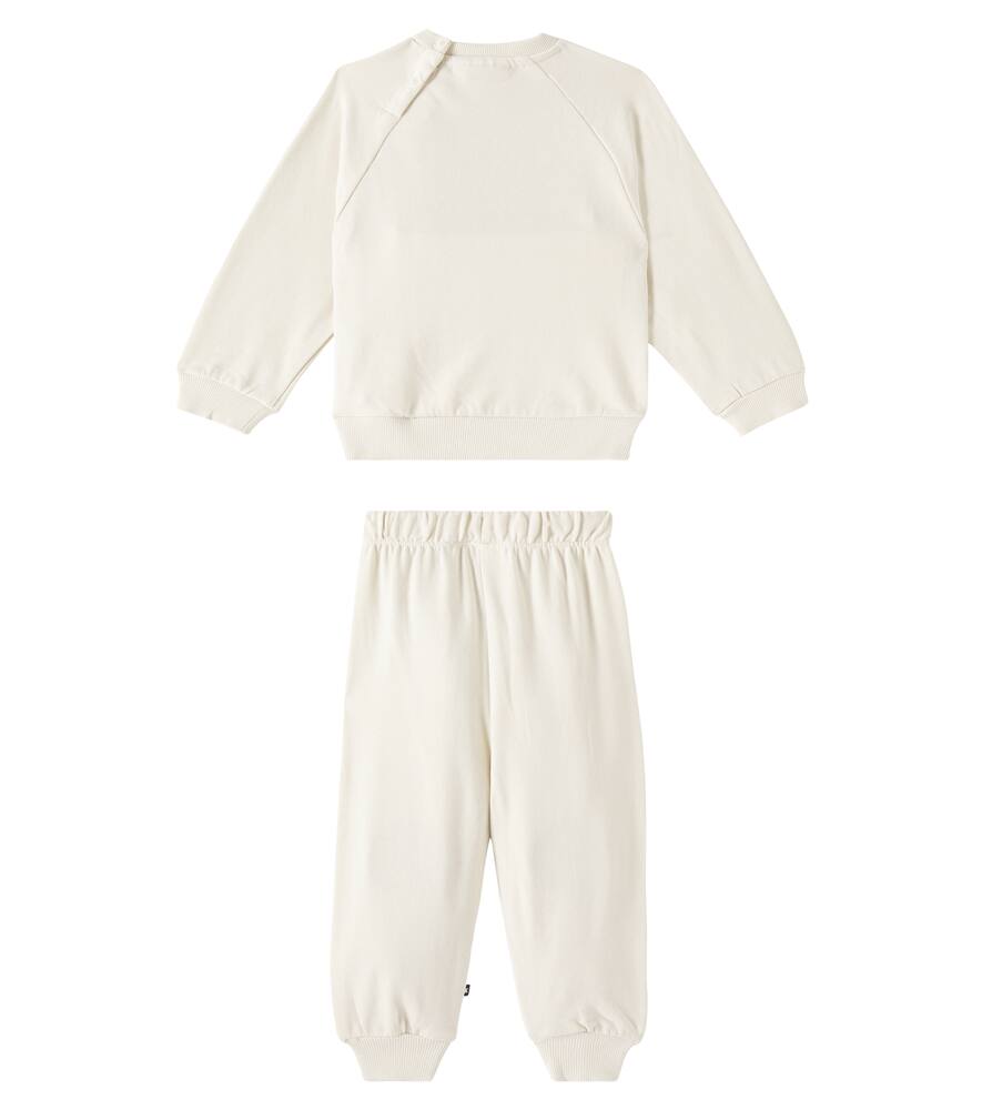 Molo Baby Set Disc Aus Sweatshirt Und Jogginghose In Beige