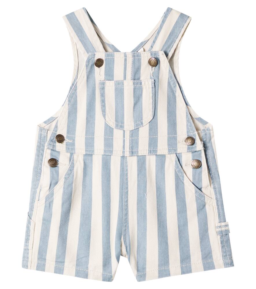 Rylee + Cru Baby Striped Denim Playsuit