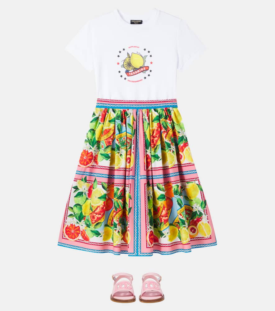 Dolce & Gabbana Taormina Printed Cotton Skirt