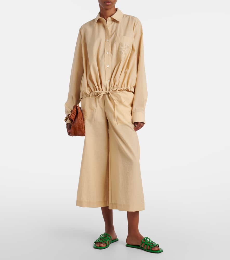 Loewe Lapel Long Sleeve Casual Jacket In Neutral