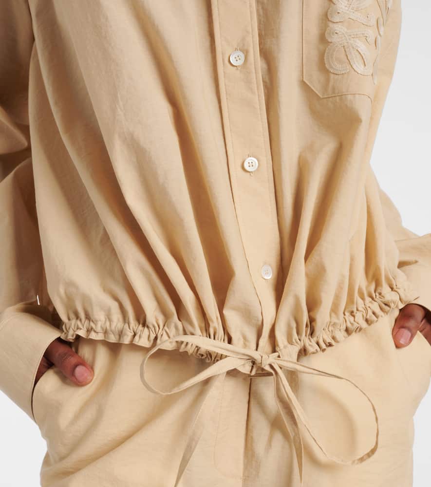 Loewe Lapel Long Sleeve Casual Jacket In Neutral