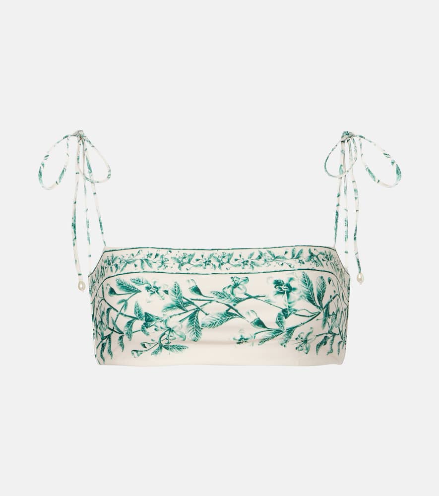 Primavera floral bikini top