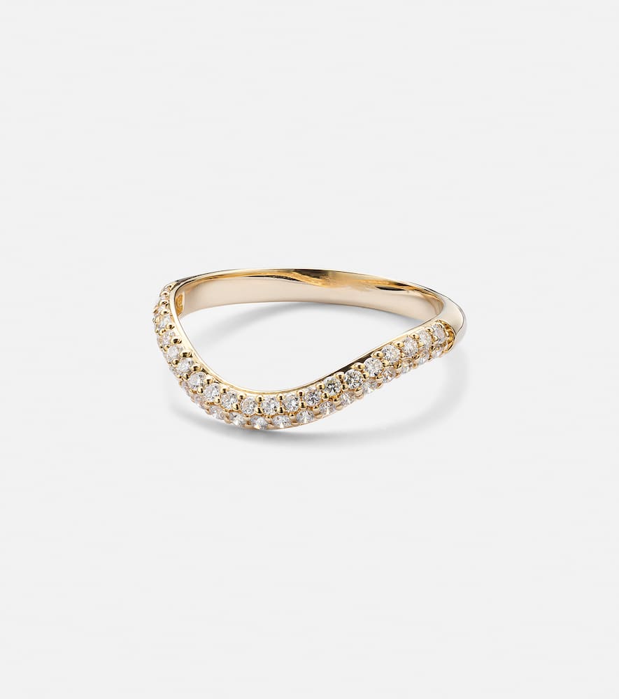Anjelica 14kt gold ring with diamonds