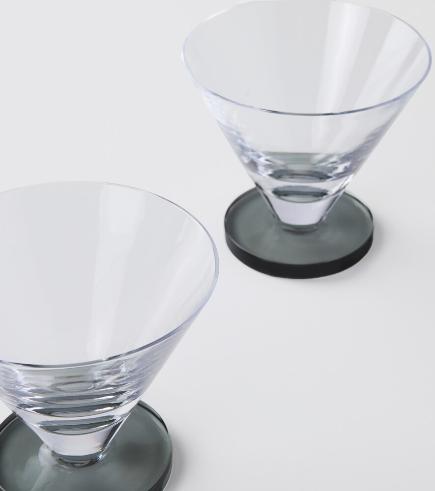  Tom Dixon Tom Dixon Puck Set Of 2 Martini Glasses 