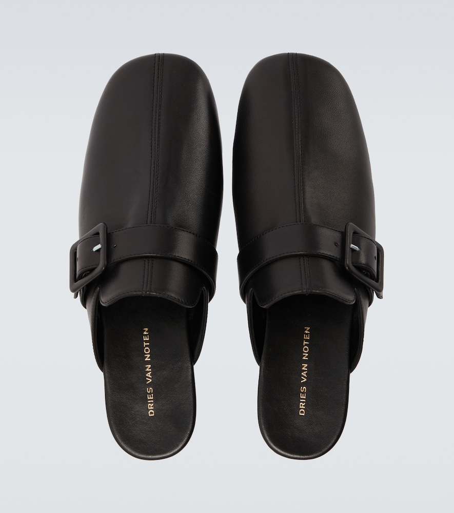  Dries Van Noten Dries Van Noten Slippers Aus Leder 