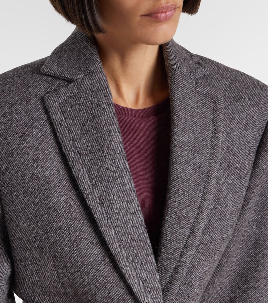 Magda Butrym Wool-blend Blazer In Gray