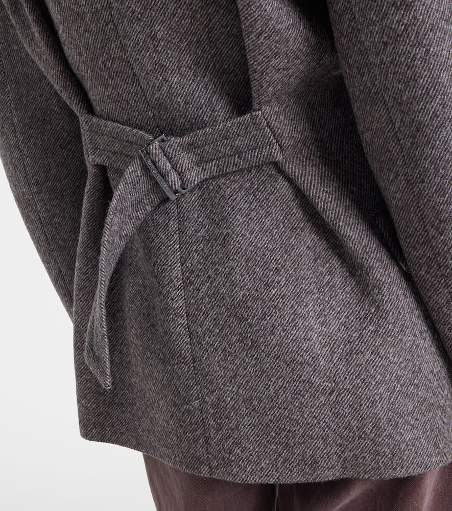 Magda Butrym Wool-blend Blazer In Gray