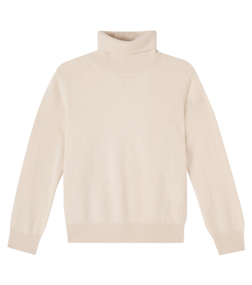 Il Gufo Virgin Wool Turtleneck Sweater In Neutral