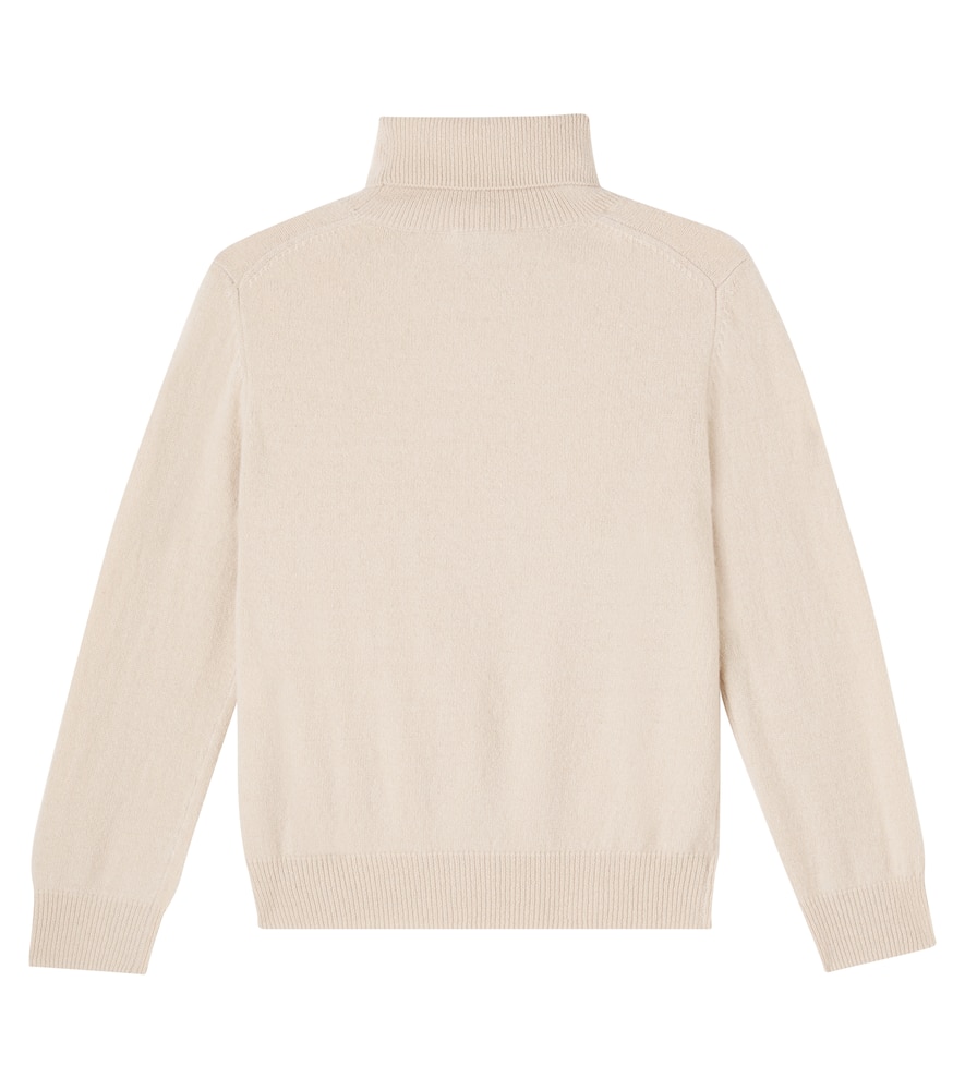 Il Gufo Virgin Wool Turtleneck Sweater In Neutral