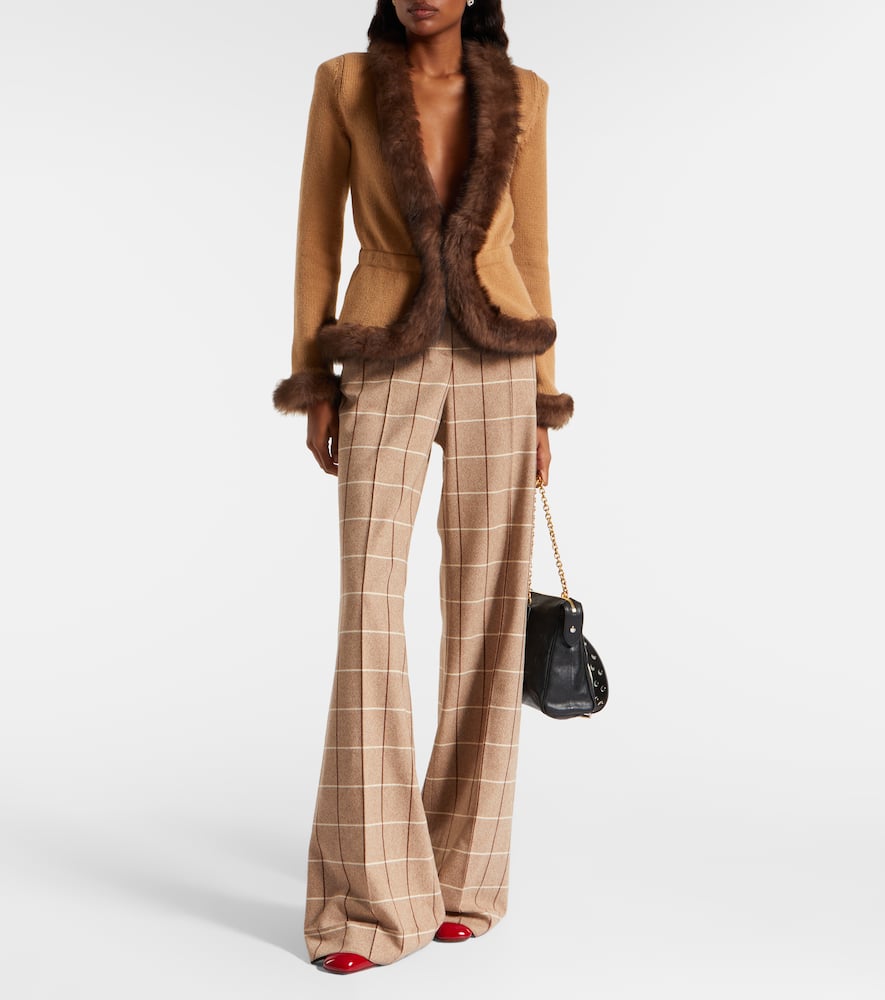 Valentino Cashmere Jacket In Brown