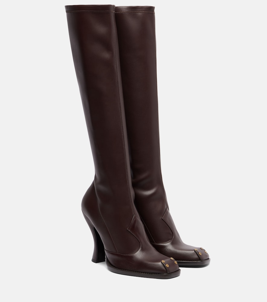 ETRO Etro Studded leather knee-high boots　Etro スタッズ レザー ニーハイ ブーツ