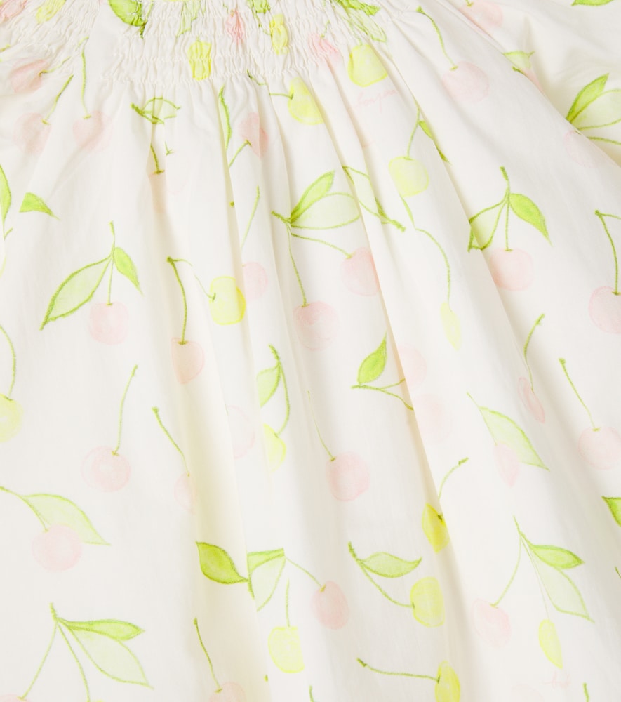  Bonpoint Bonpoint Bedrucktes Kleid Luce Aus Baumwolle 