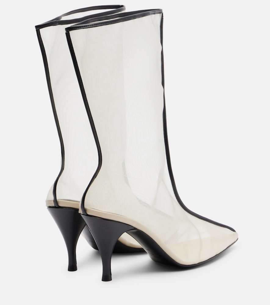  Herbert Levine Herbert Levine Drawing A Blank 85 Mesh Mid-calf Boots 