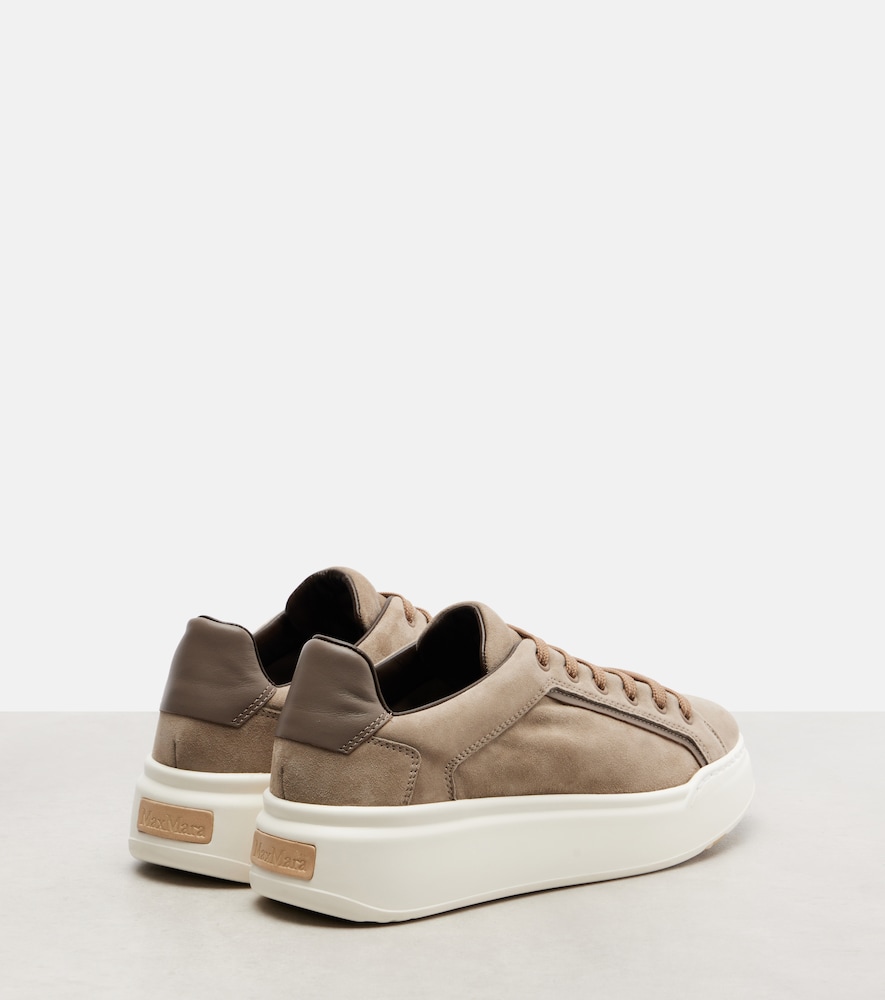  Max Mara Max Mara Suede Platform Sneakers 