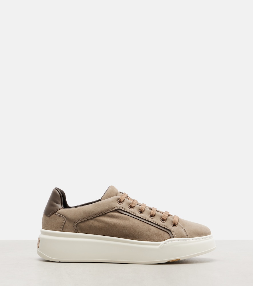  Max Mara Max Mara Suede Platform Sneakers 