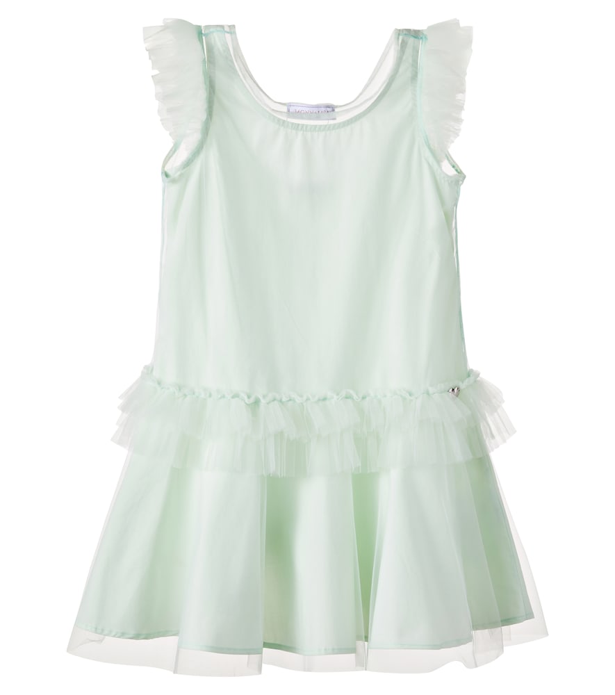 Monnalisa Green Frilled Dress Y Size 5 - Mytheresa