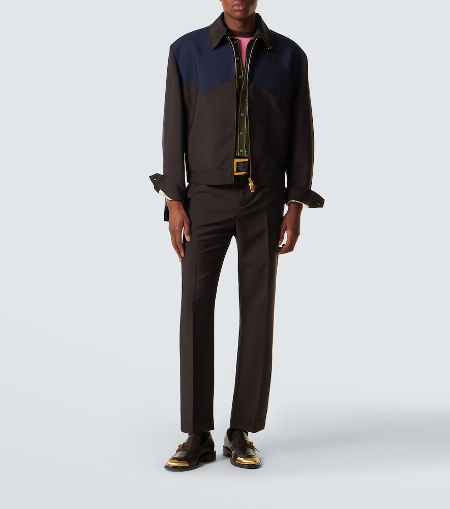 Medusa Wool And Mohair Blouson Jacket