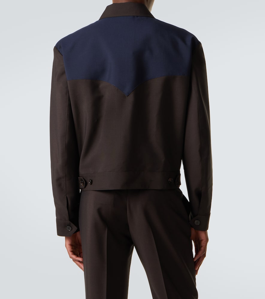 Medusa Wool And Mohair Blouson Jacket