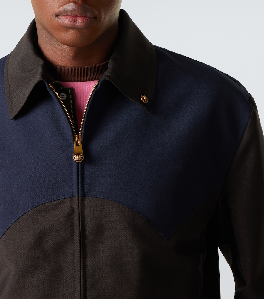 Medusa Wool And Mohair Blouson Jacket