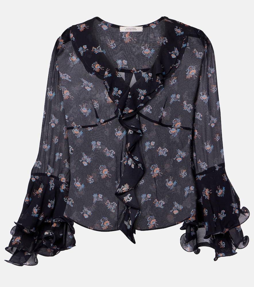 Dorothee Schumacher Airy Daydream floral georgette blouse