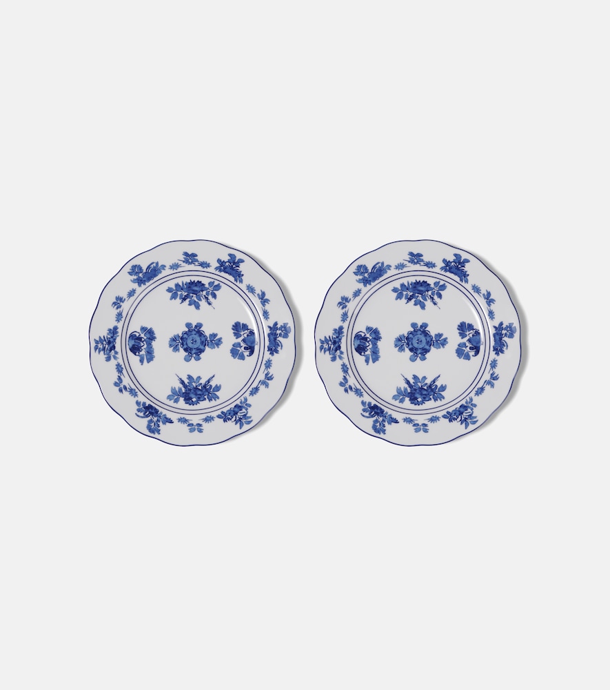 Cabana Gloria set of 2 porcelain dessert plates | Thumbnail 4