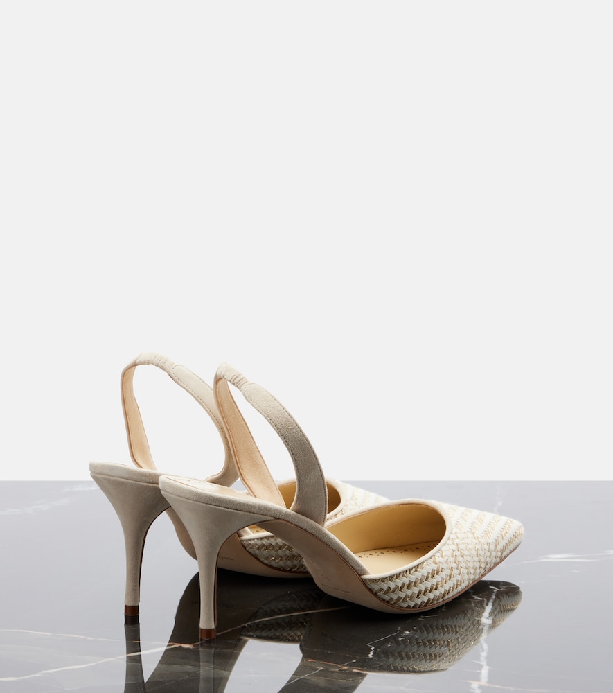 Carolyne Woven Slingback Pumps