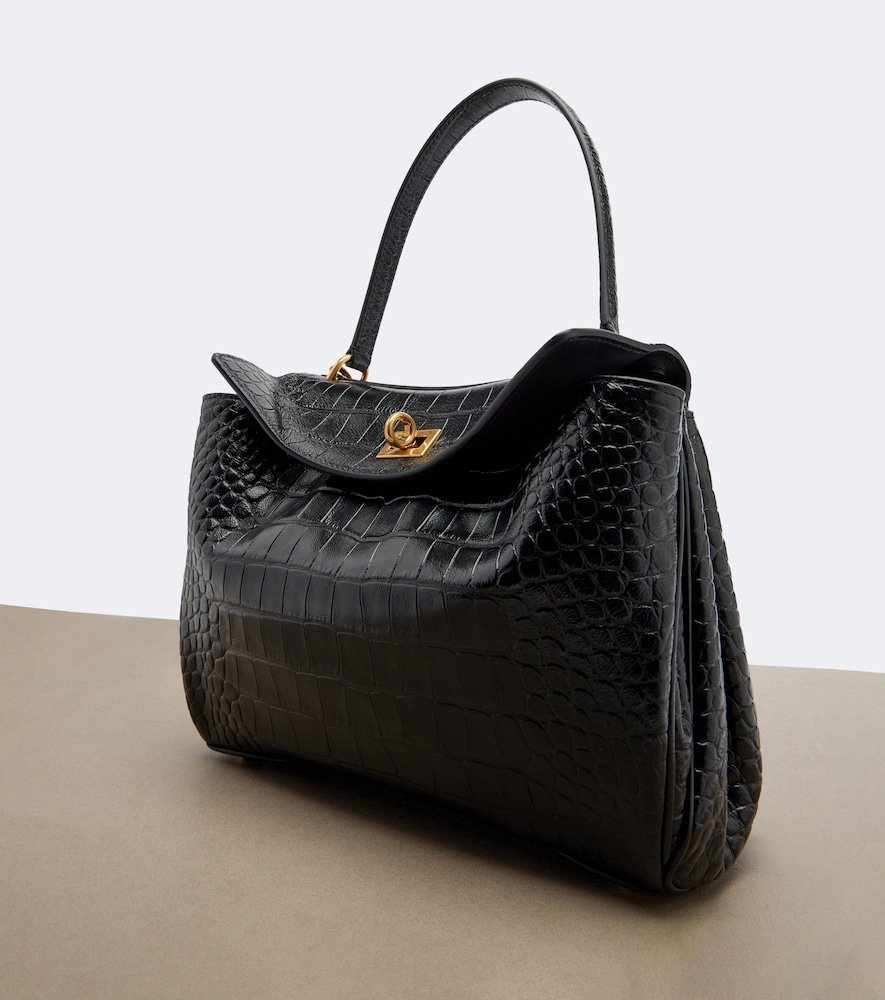 Rodeo Small Croc-Effect Tote Bag