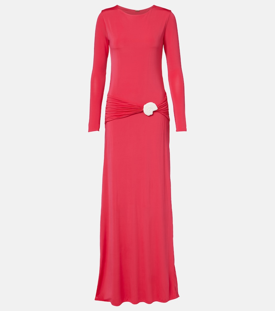 Cala de la Cruz Eres gathered jersey maxi dress