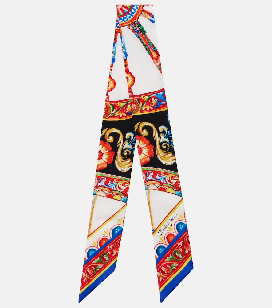 Tuch Carretto aus Seiden-Twill