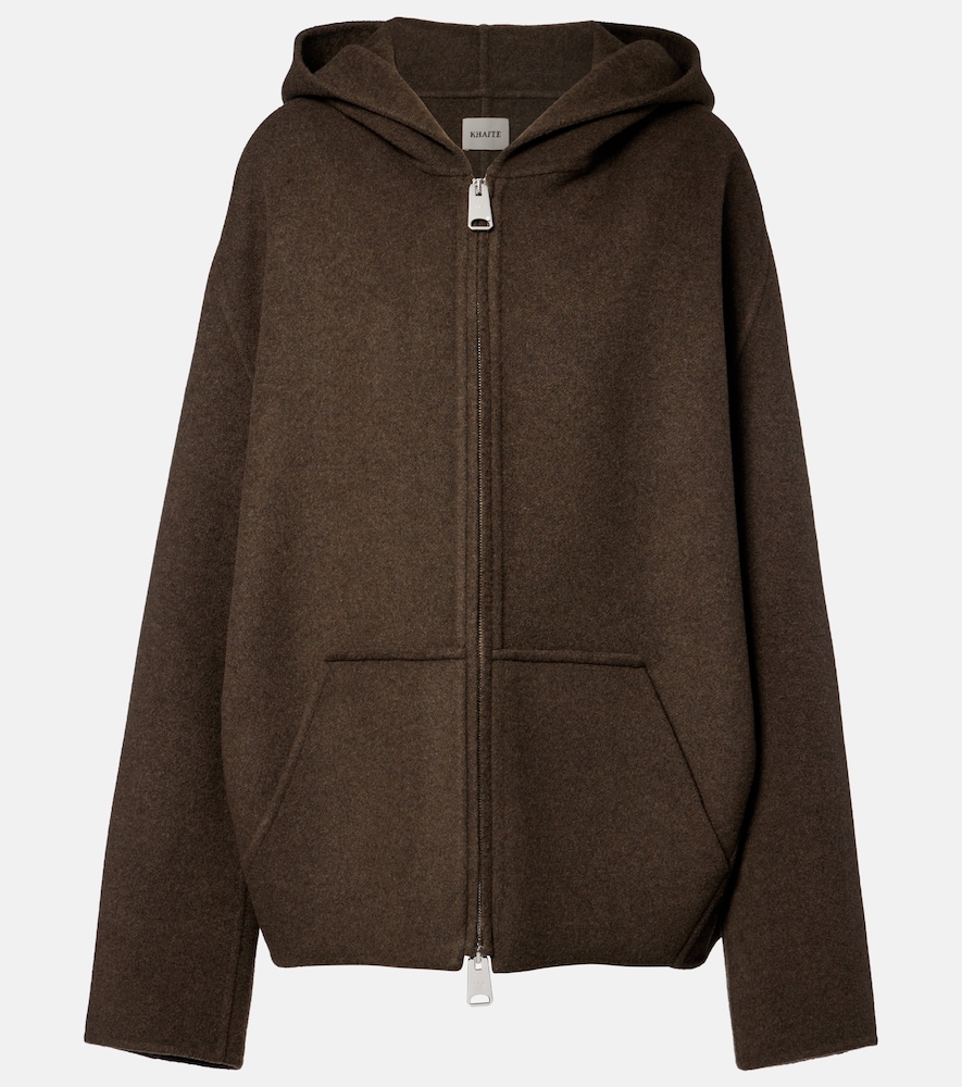 Dolem Hooded Oversized Wool Jacket