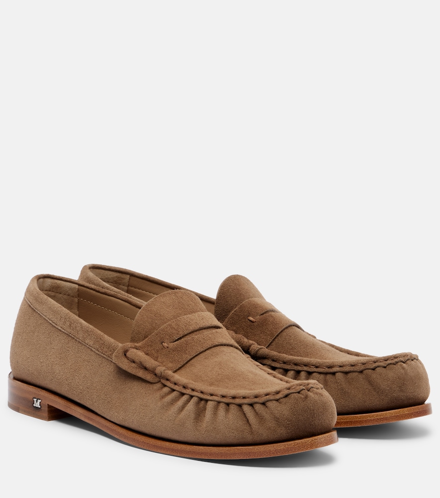 Mocassini in suede