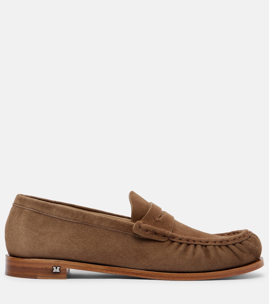  Max Mara Max Mara Mocassins En Daim 