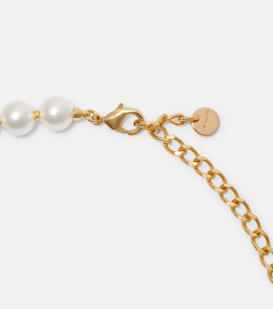  Self-portrait Self-portrait Faux Pearl-embellished Necklace 