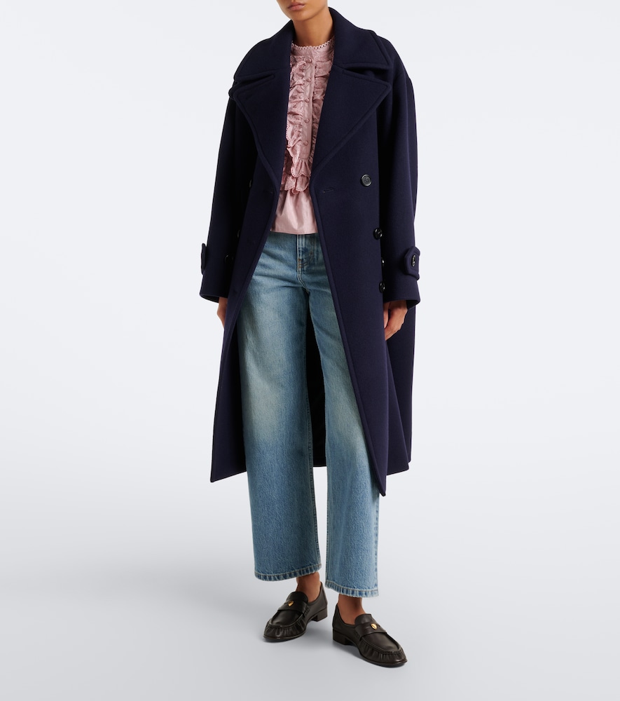 Chloé Embroidered Straight Jeans