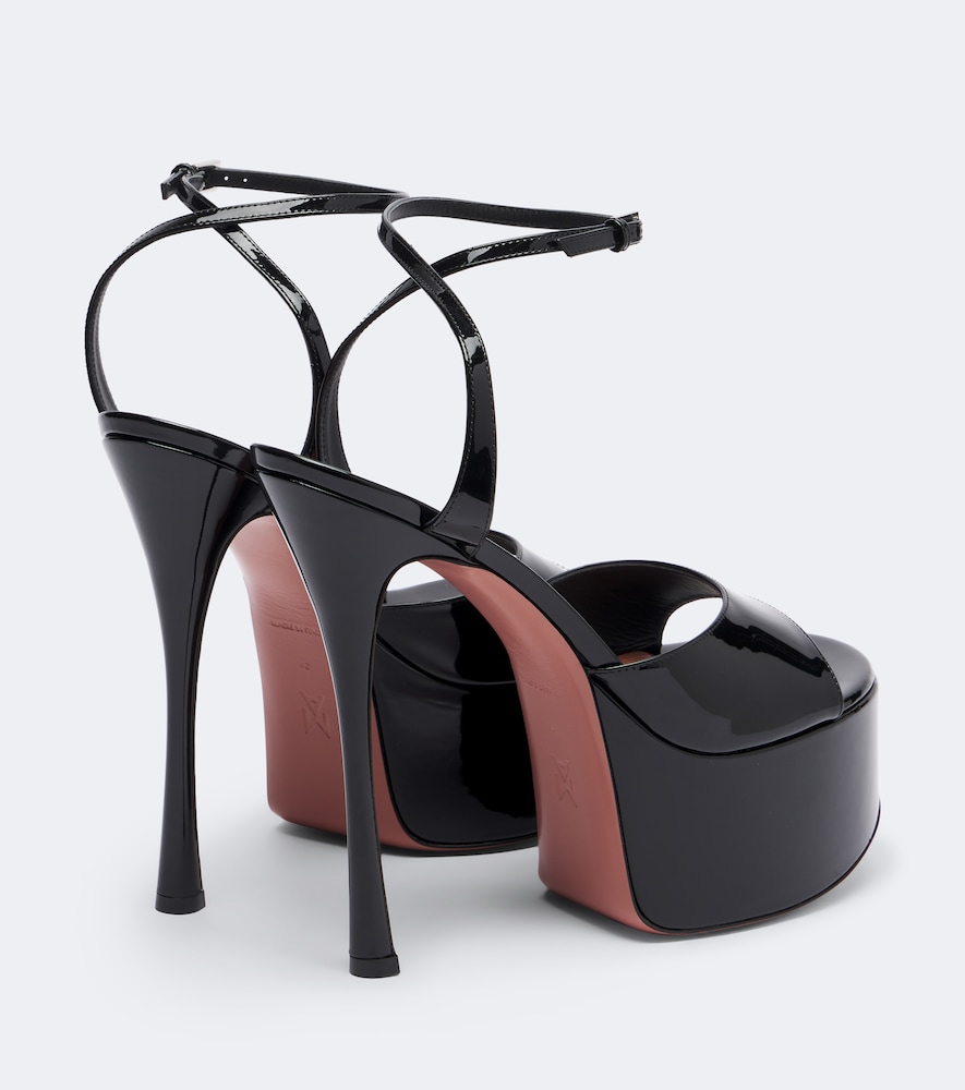 Aya Patent Leather Platform Sandals
