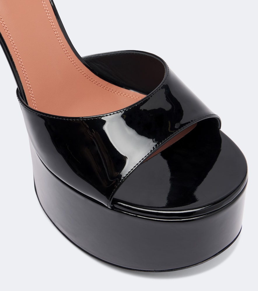 Aya Patent Leather Platform Sandals
